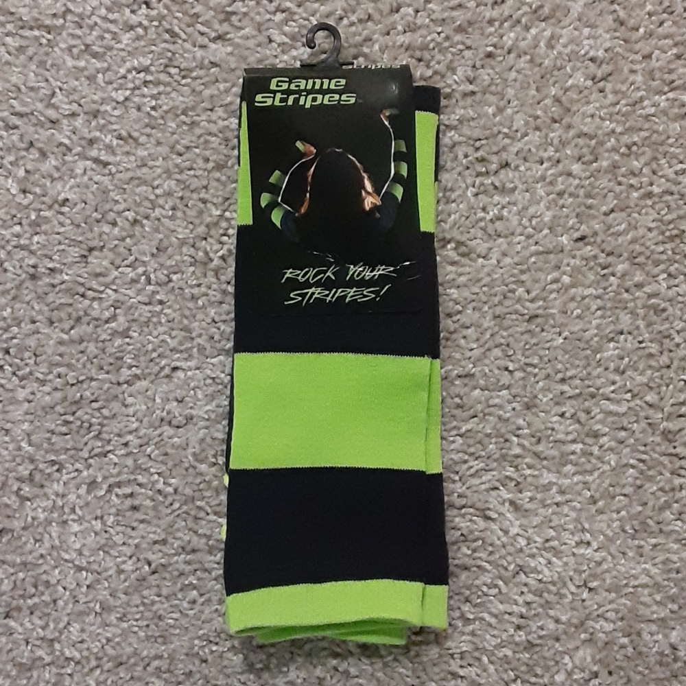 Game Stripes Sleeves in Seattle Seahawk Colors